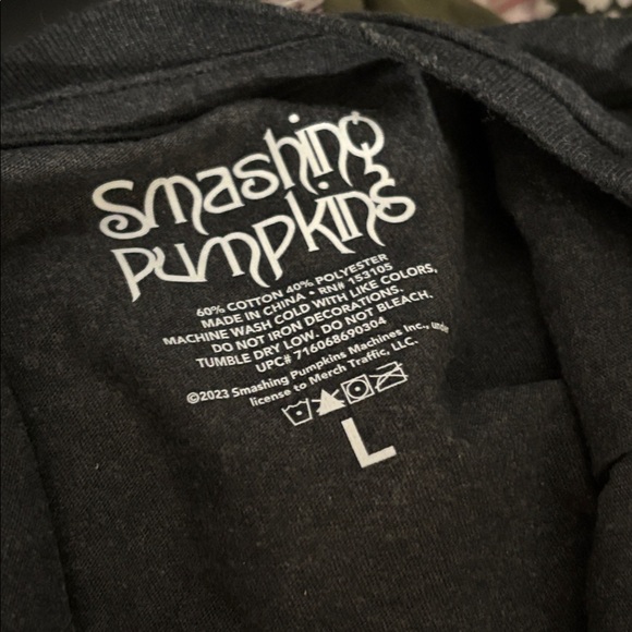 NWT The Smashing Pumpkins Unisex - men’s Large/womens 1X- 25” ptp - Picture 10 of 10